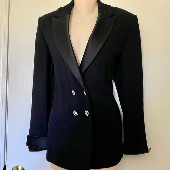 St. John Tops - Chic ST.JOHN Evening Marie Gray Santana Blazer  10
